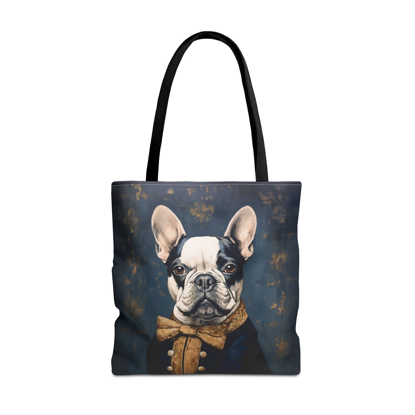 French Bulldog Aristocrat Canvas Tote Bag, Chic and Eco-Friendly Design