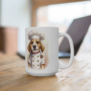 Beagle Chef Coffee Mug – Cute Dog Lover Gift for Beagle Moms