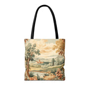 Pastoral Countryside Nature Tote Bag – Vintage Scenic Artwork