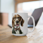 Beagle Scholar Coffee Mug – Gift for Dog Lovers, Beagle Art Mug