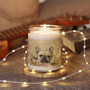 Frenchie Charm Soy Candle – Adorable Bulldog Gift for Dog Lovers