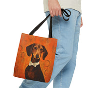 Sophisticated Dachshund Tote Bag – Stylish Canvas & Eco-Friendly