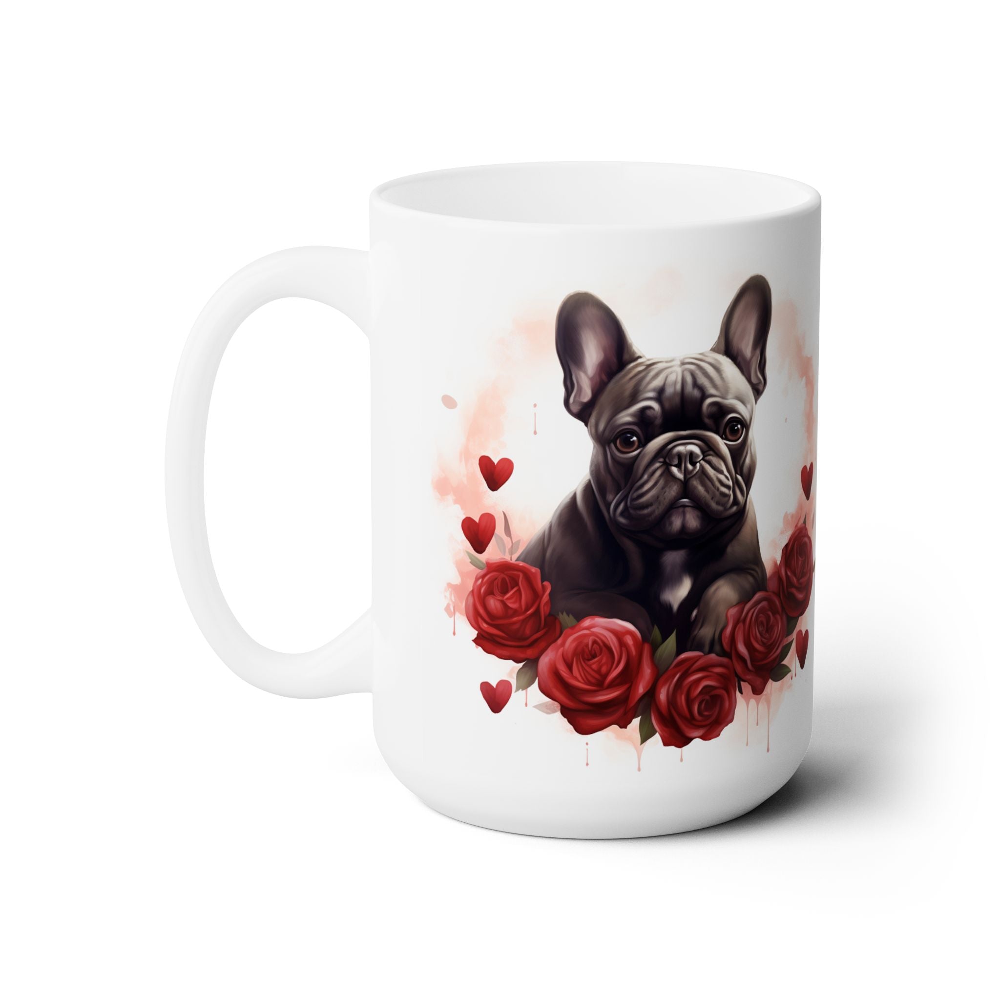 French Bulldog Valentine’s Mug - Adorable Frenchie Gift for Dog Lovers