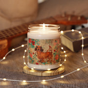 Darling Dachshund Soy Candle – Floral Vintage Gift for Pet Lovers