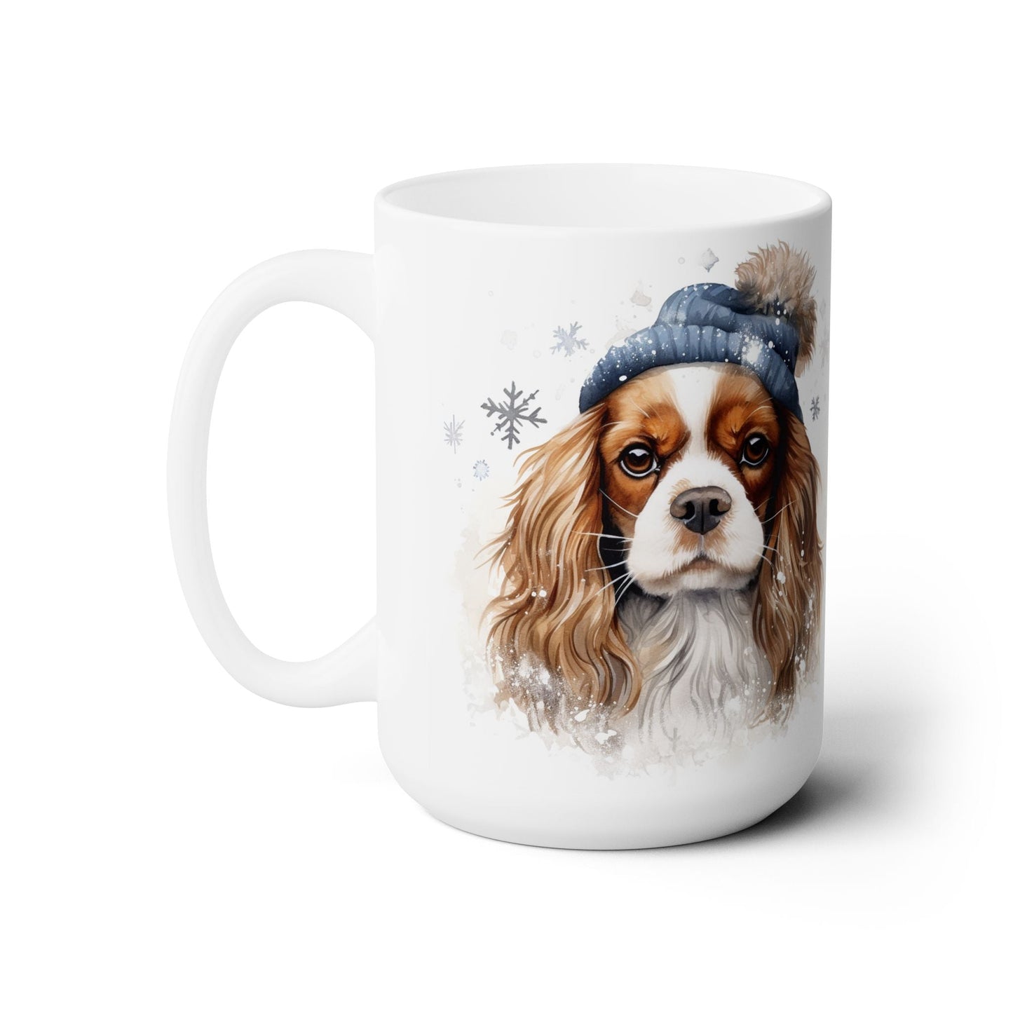 Cavalier King Charles Spaniel Winter Mug | Dog Lover Gift | Cozy Coffee Cup - Darwin & Rose