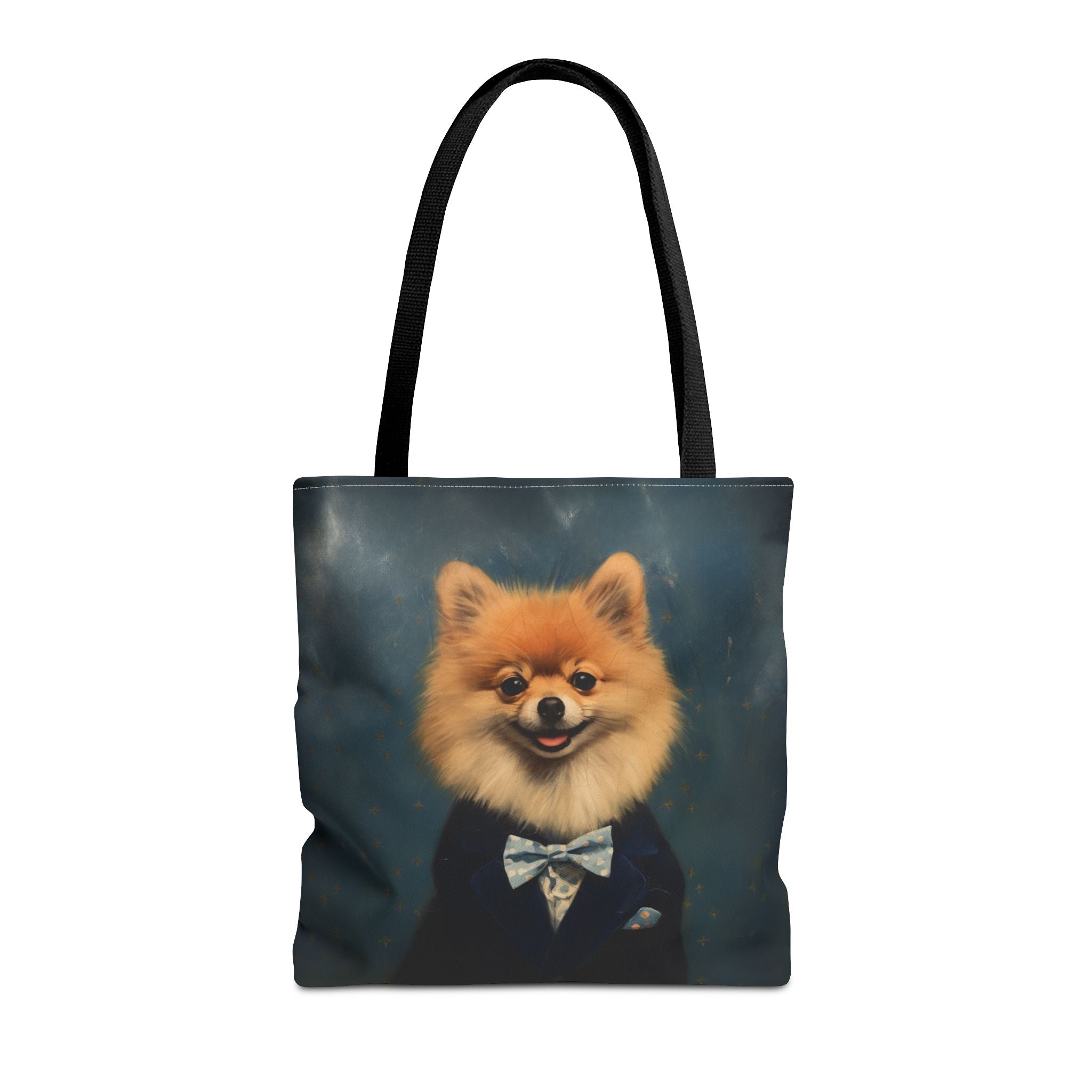 Pompous Pomeranian Tote Bag, Eco-Friendly Canvas for Pet Lovers