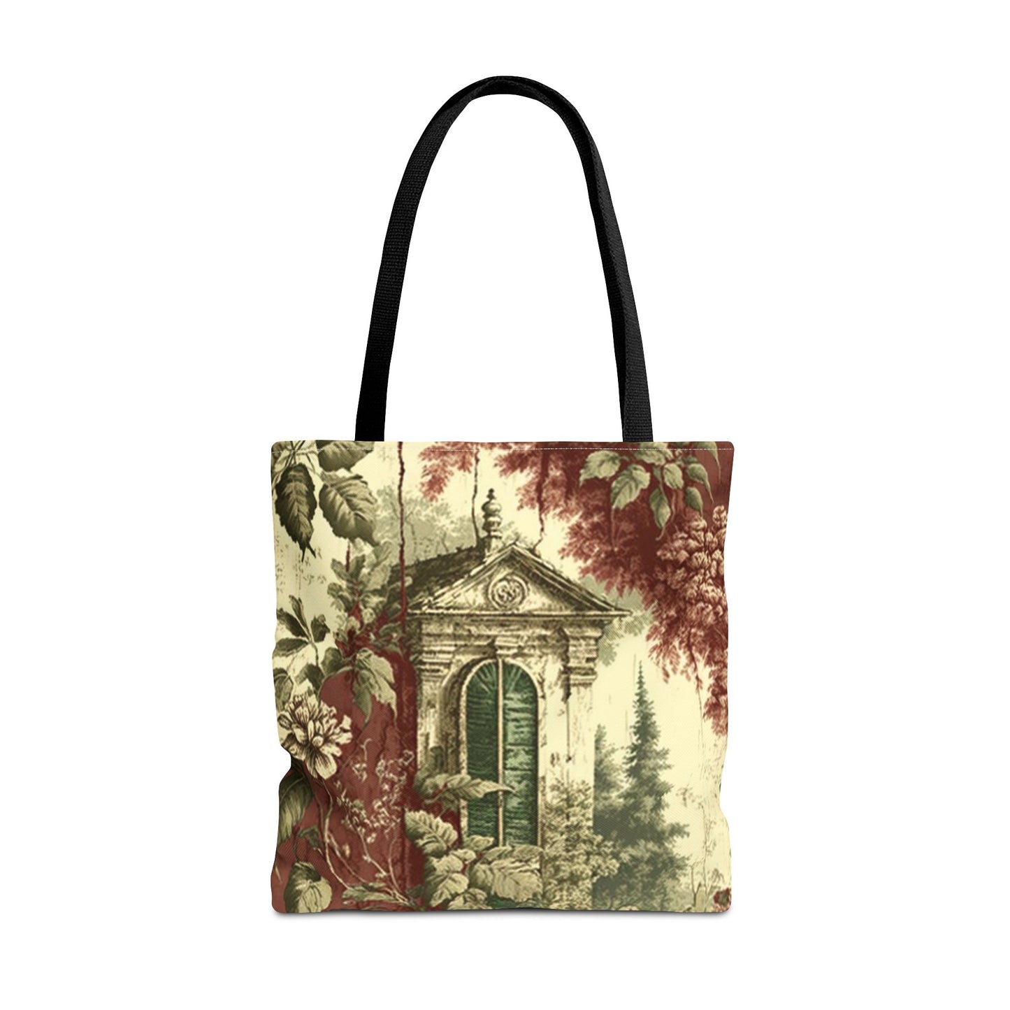 Vintage Botanical Garden Tote Bag, Elegant Shopping Companion