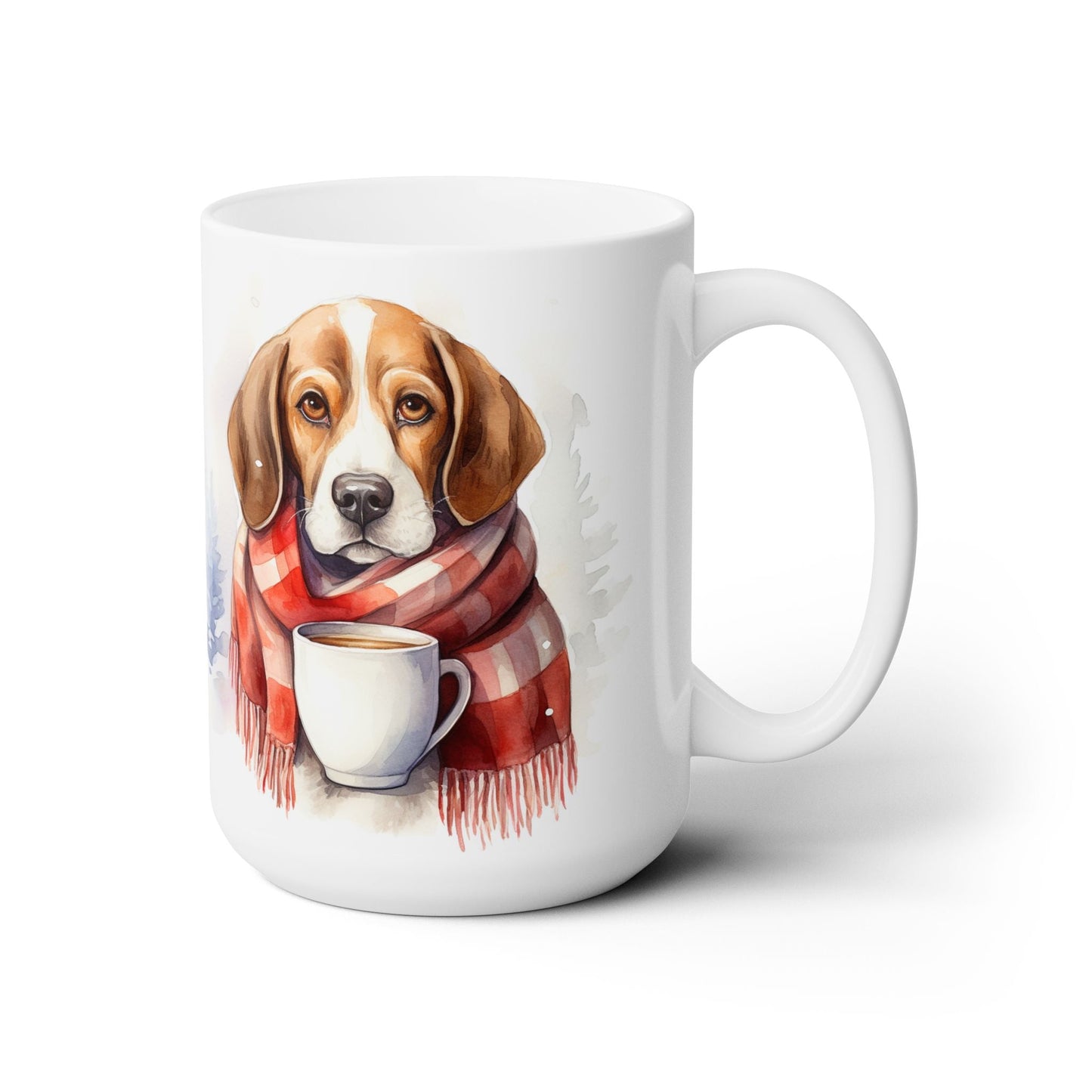 Beagle Lover's Cozy Winter Mug – Perfect Gift for Dog Moms