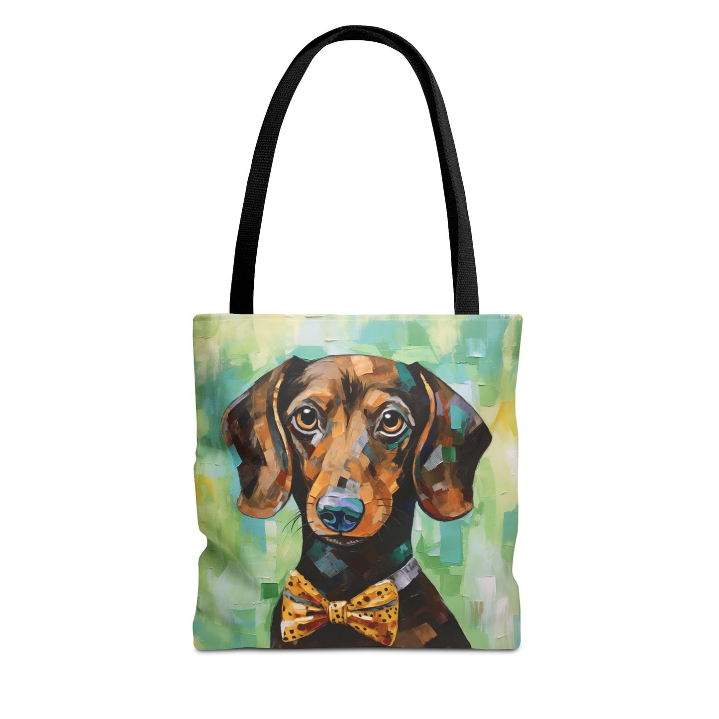 Dapper Dachshund Tote Bag – Stylish Art Canvas for Dog Lovers