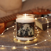 English Bulldog Vintage Soy Candle – Pet Lover Gift with Rustic Art