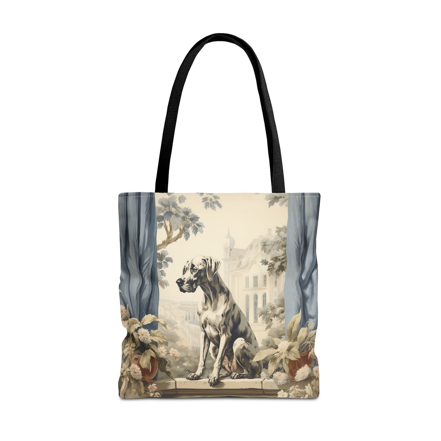 Great Dane Manor Art Tote Bag, Eco-Friendly Dog Lover Gift