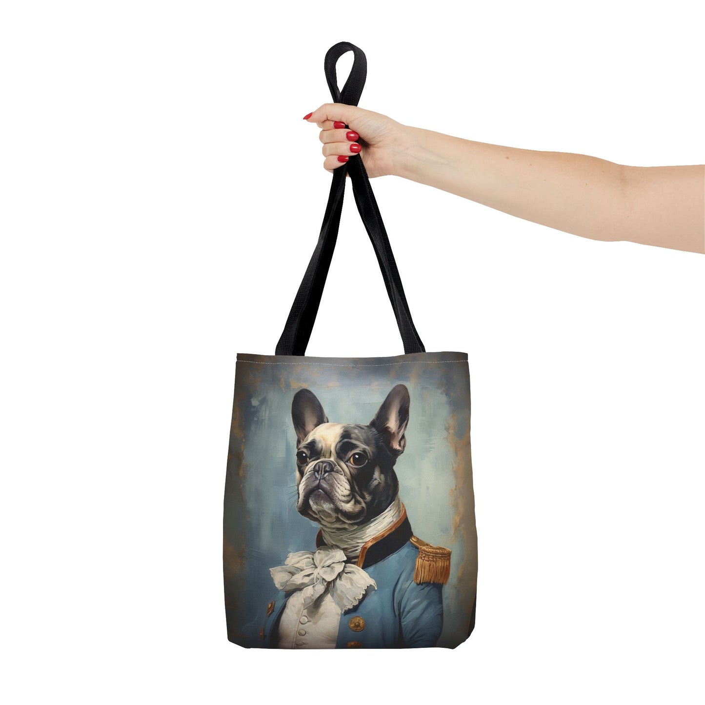 French Bulldog Regal Portrait Tote Bag – Stylish & Eco-Friendly Gift