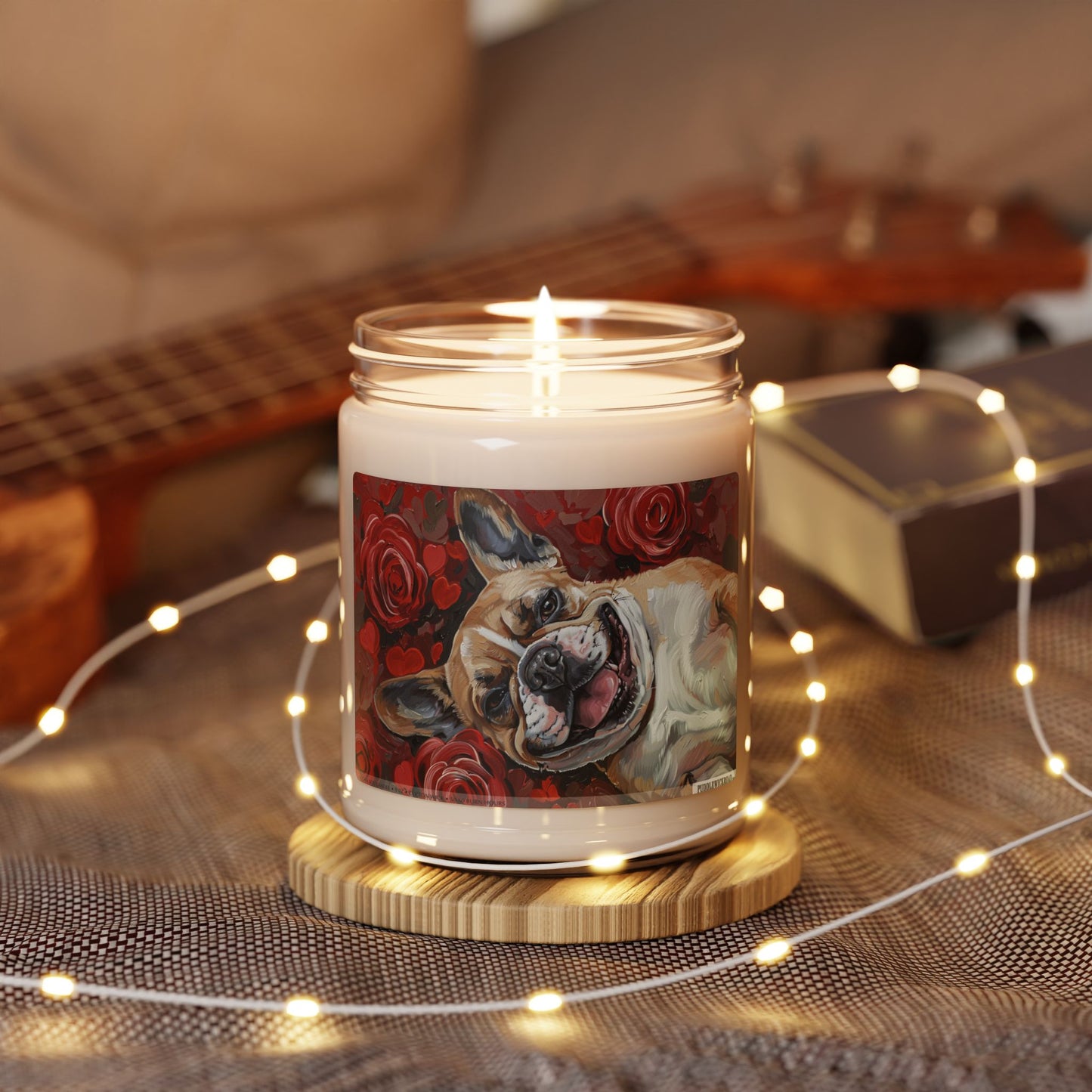 Frenchie Love Soy Candle – Adorable Dog Lover Gift