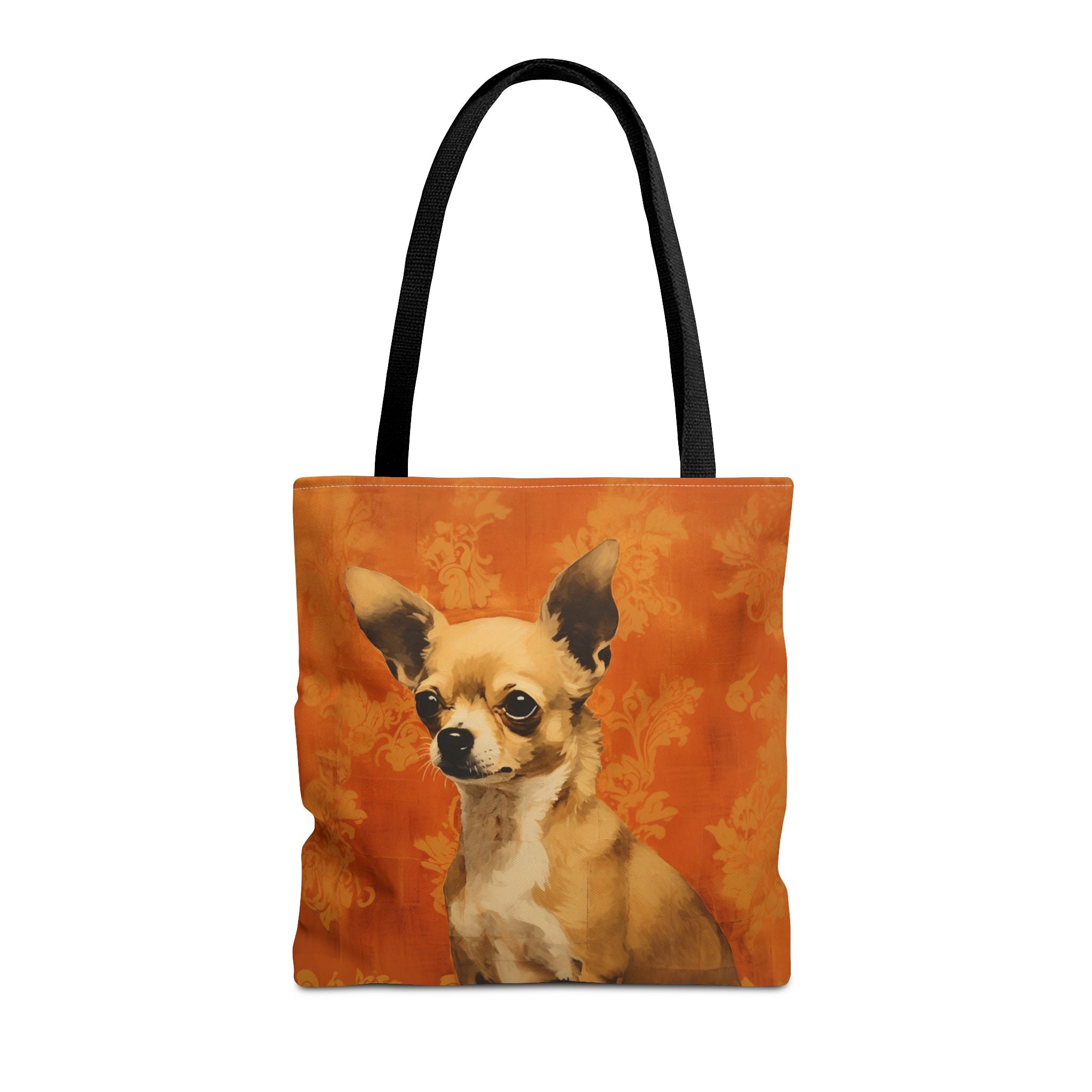 Charming Chihuahua Tote Bag - Artistic Design, Eco-Friendly Canvas