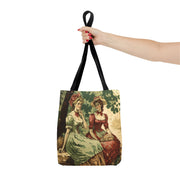 Victorian Elegance Tote Bag, Artistic Vintage Shopping Accessory