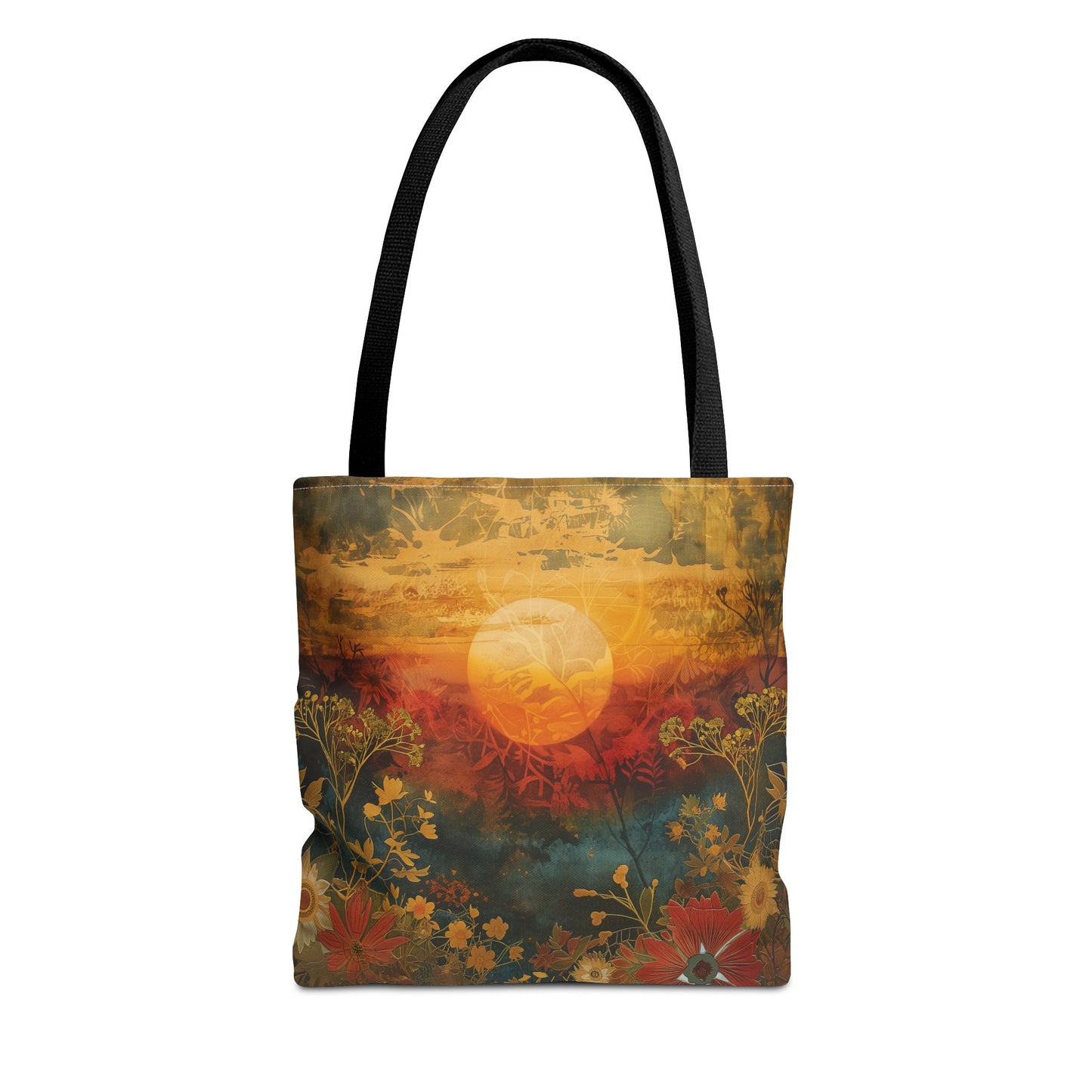 Sunlit Meadow Canvas Tote Bag – Eco-Friendly Gift for Nature Enthusiasts