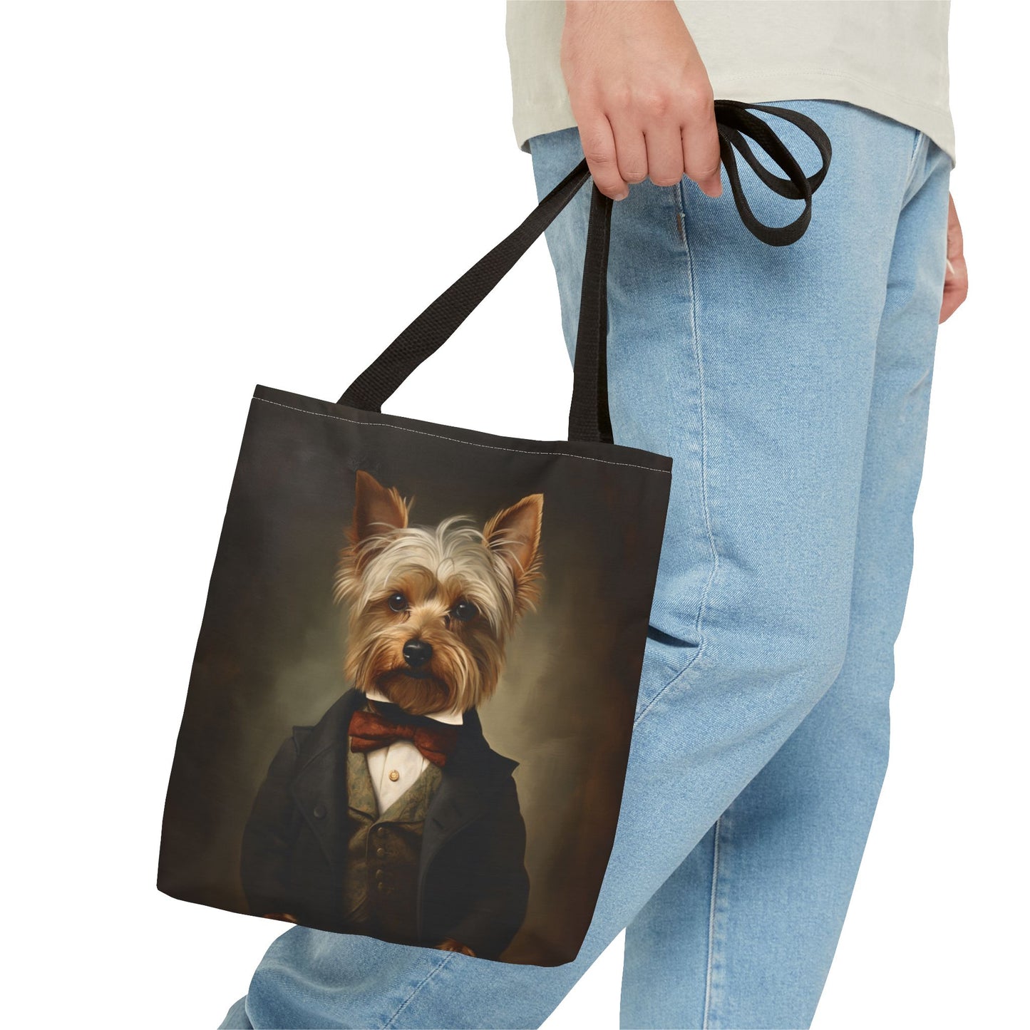 Yorkie Sophisticate Tote Bag – Stylish & Unique Dog Lover Gift