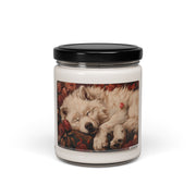 Samoyed Bliss Candle - Vintage Dog Lover Gift, Cozy Memorial