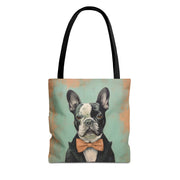 French Bulldog Canvas Tote Bag – Chic Art Design for Dog Lovers