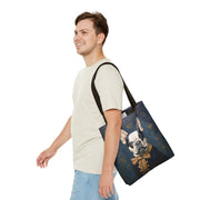 French Bulldog Aristocrat Canvas Tote Bag, Chic and Eco-Friendly Design