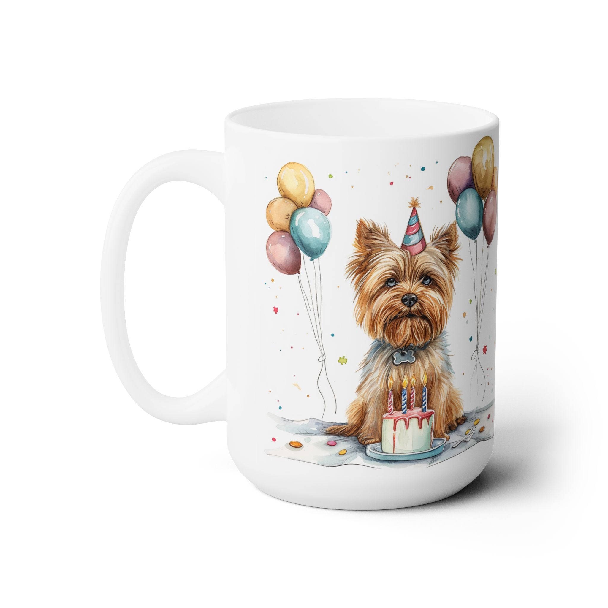 Yorkie Birthday Celebration Mug - Perfect Gift for Pet Lovers