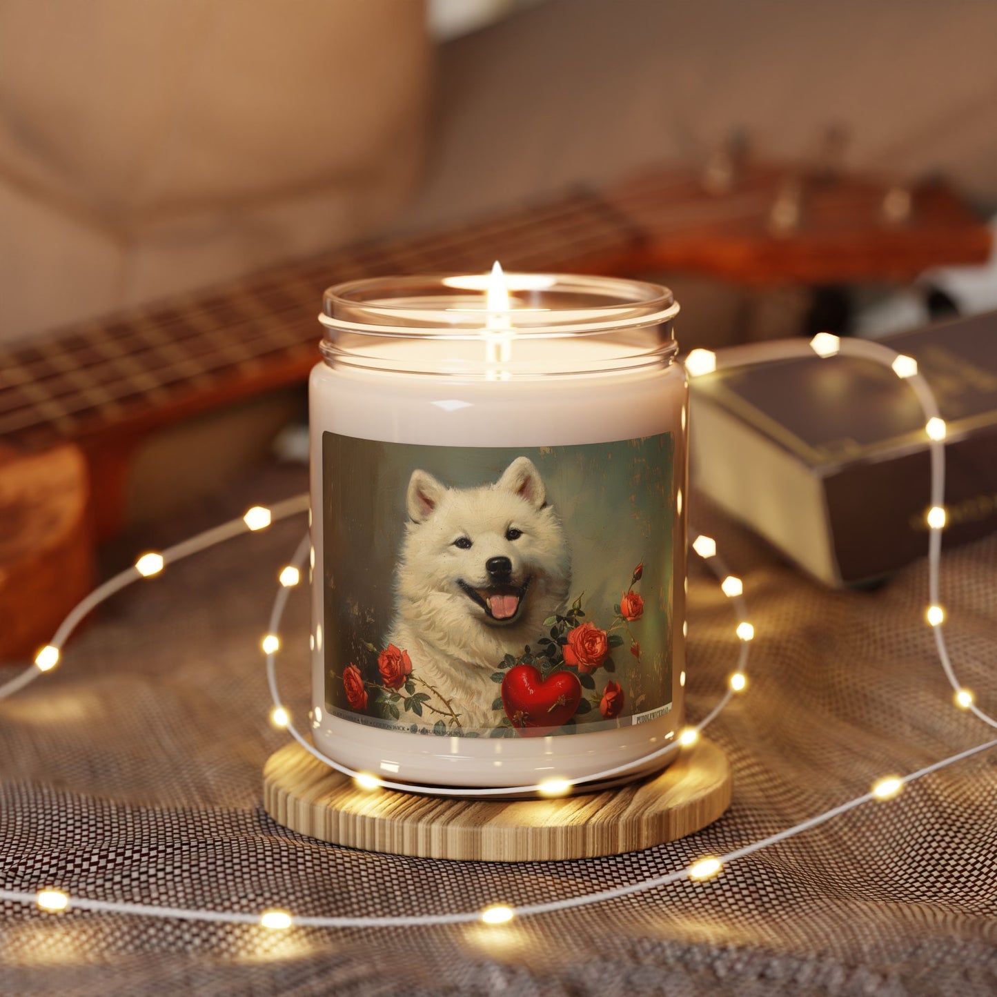 Samoyed Love Candle - Heartfelt Gift for Dog Lovers