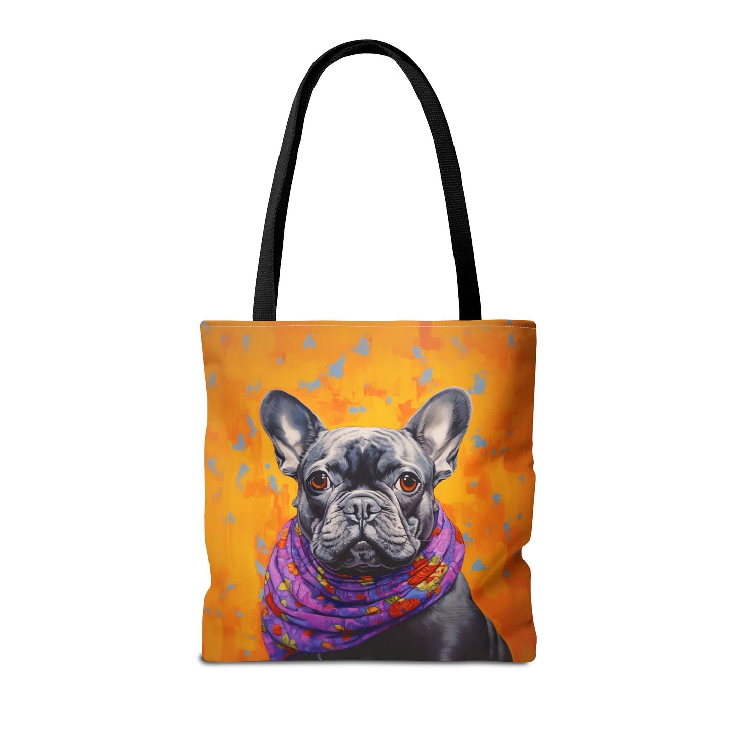 Frenchie Flair Tote Bag – Vibrant Design for Dog Lovers