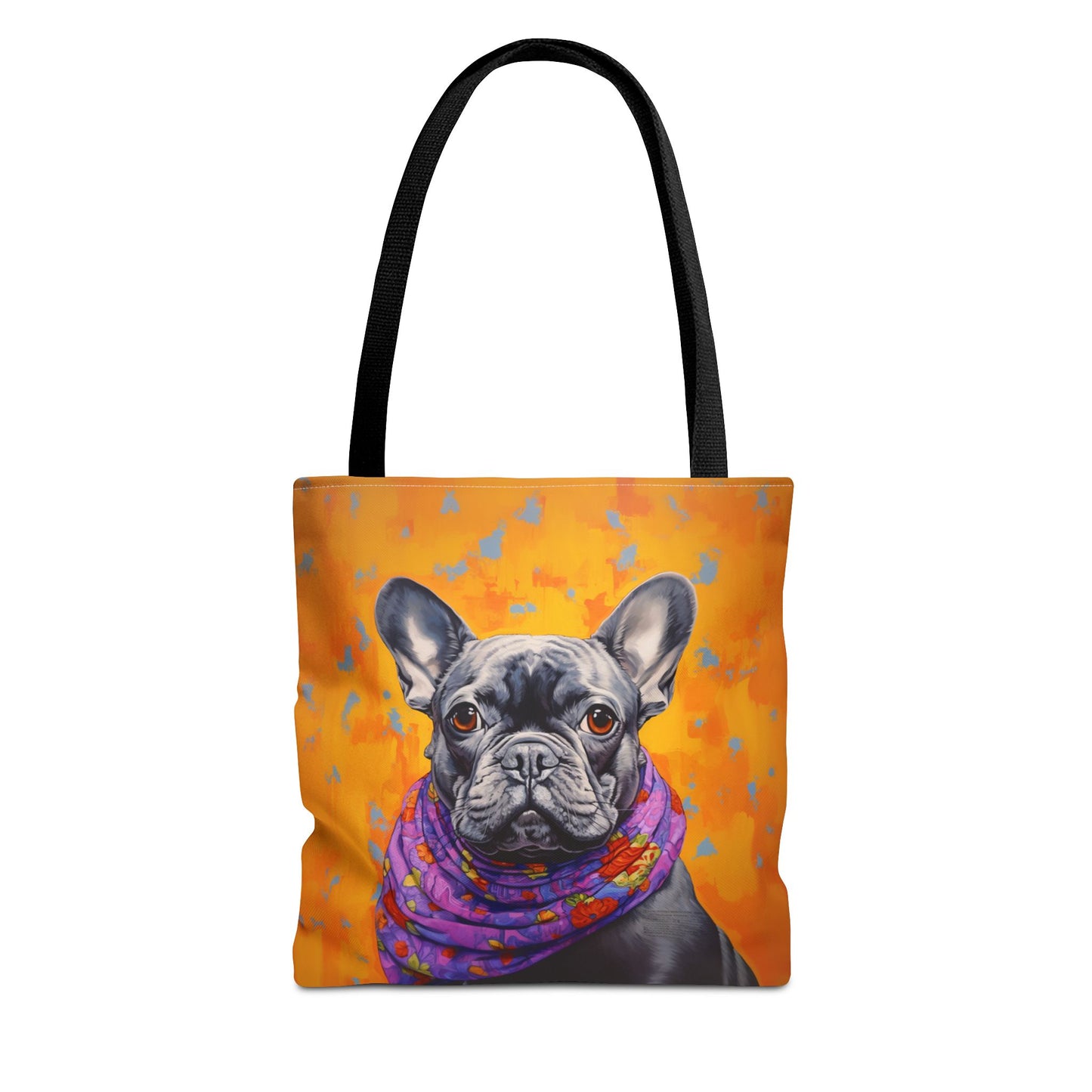 Frenchie Flair Tote Bag – Vibrant Design for Dog Lovers