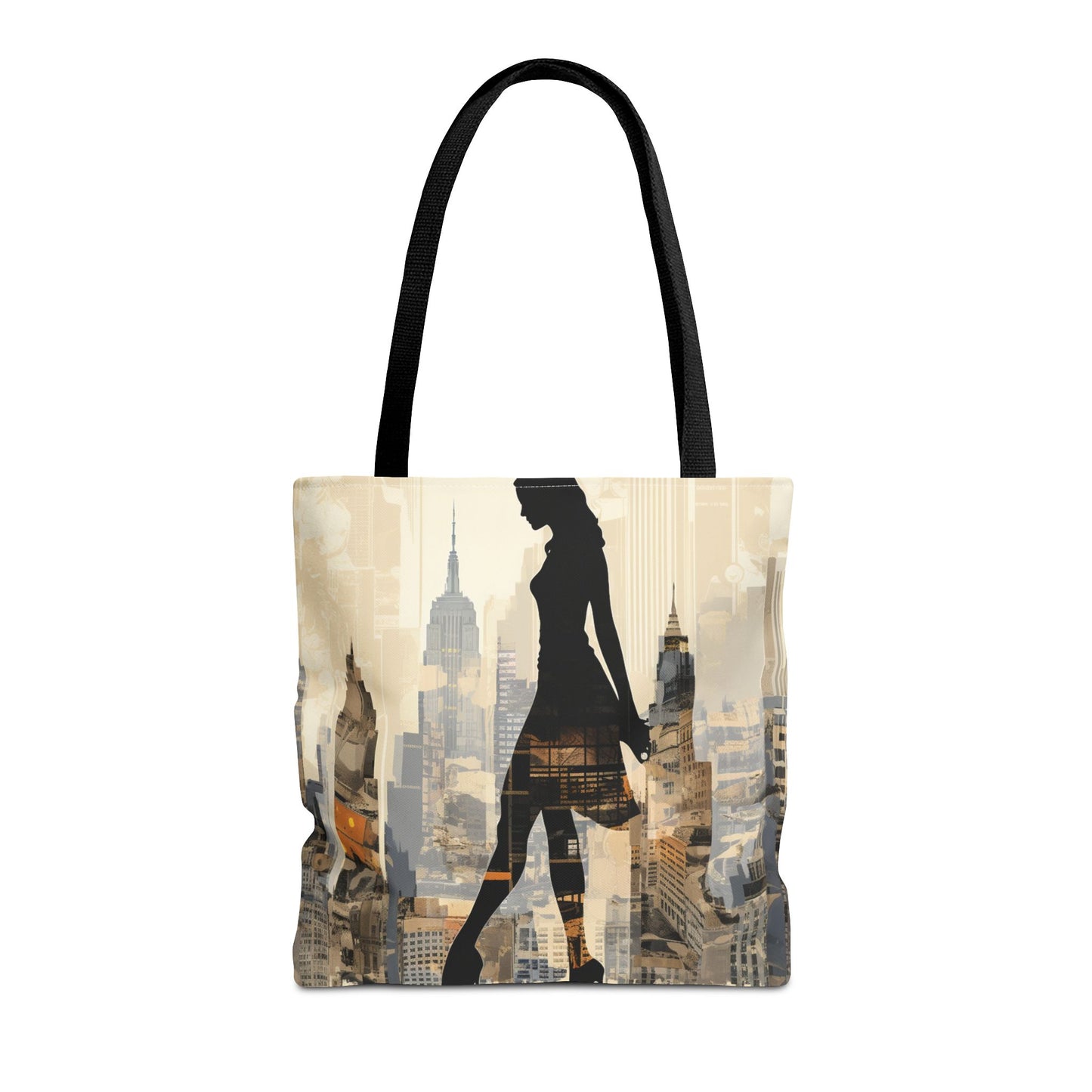 City-Chic Skyline Tote Bag - Modern Urban Canvas Bag for Everyday Use