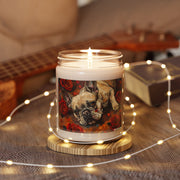 Frenchie Rose Elegance Candle – Cozy Gift for Dog Lovers