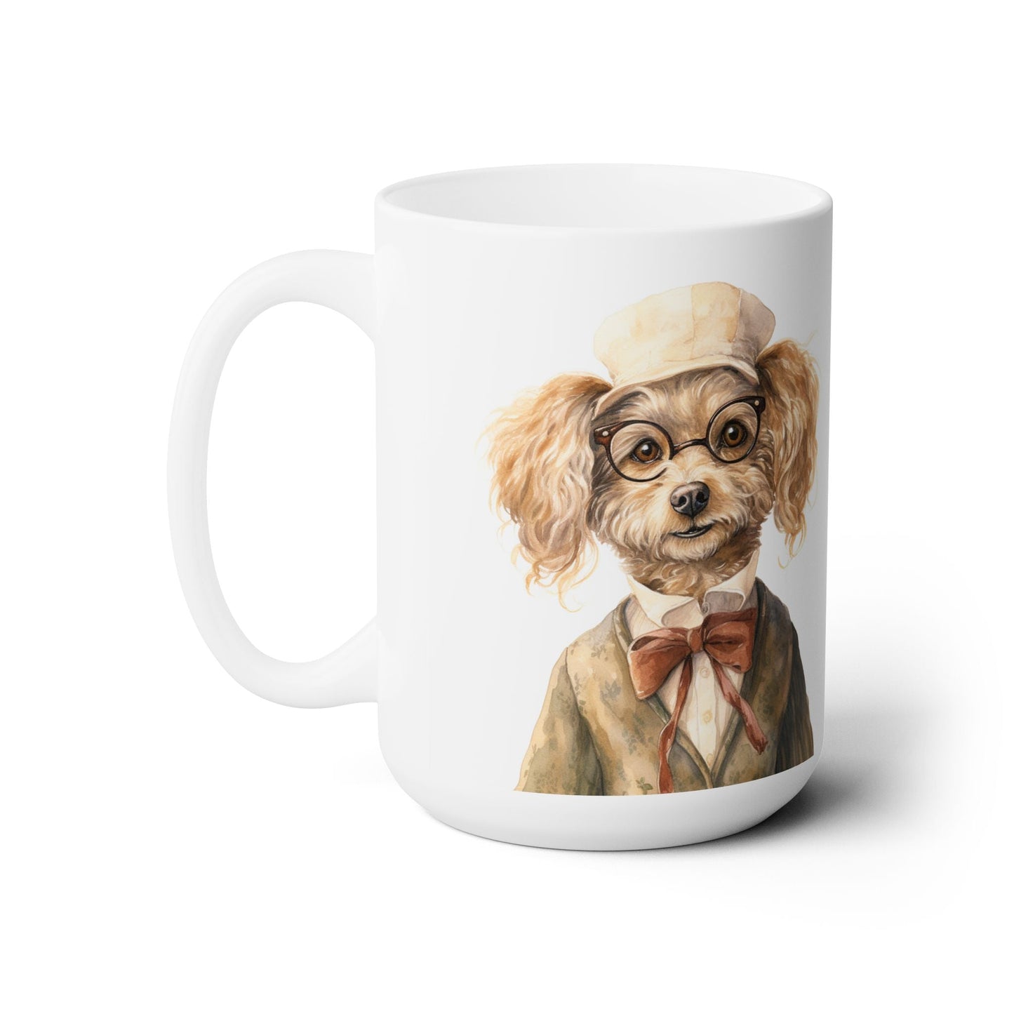 Sophisticated Poodle Teacher Coffee Mug – Dog Lover Gift Idea