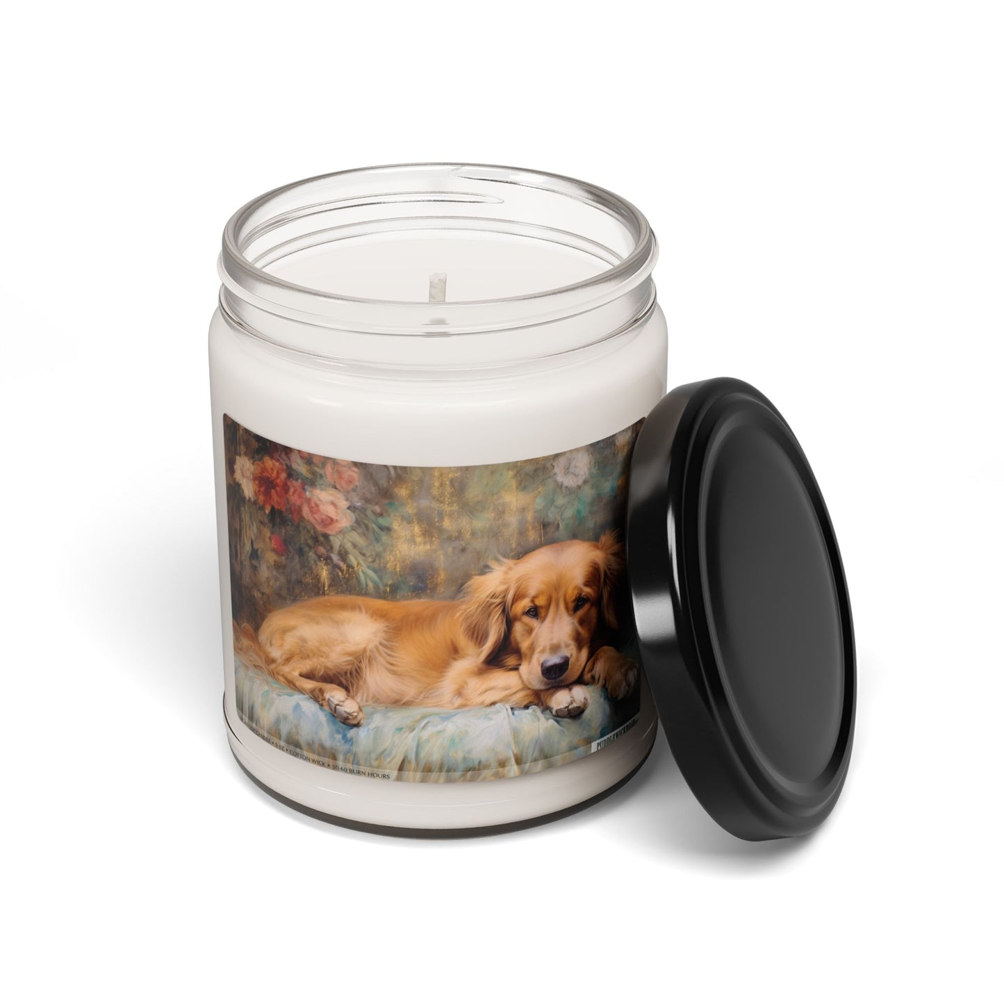 Golden Retriever Vintage Soy Candle - Dog Lover Gift