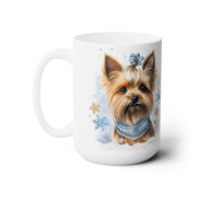 Yorkshire Terrier Winter Mug – Cozy Holiday Coffee Cup for Yorkie Lovers