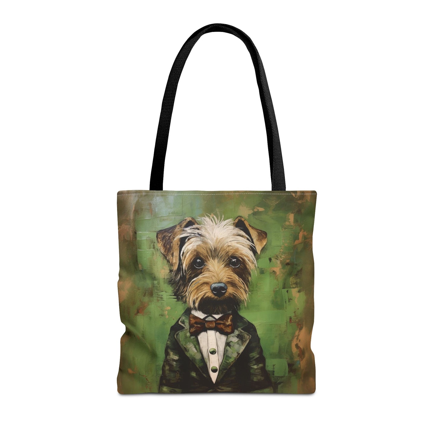 Yorkie Dapper Canvas Tote Bag – Stylish Eco-Friendly Dog Lover Gift