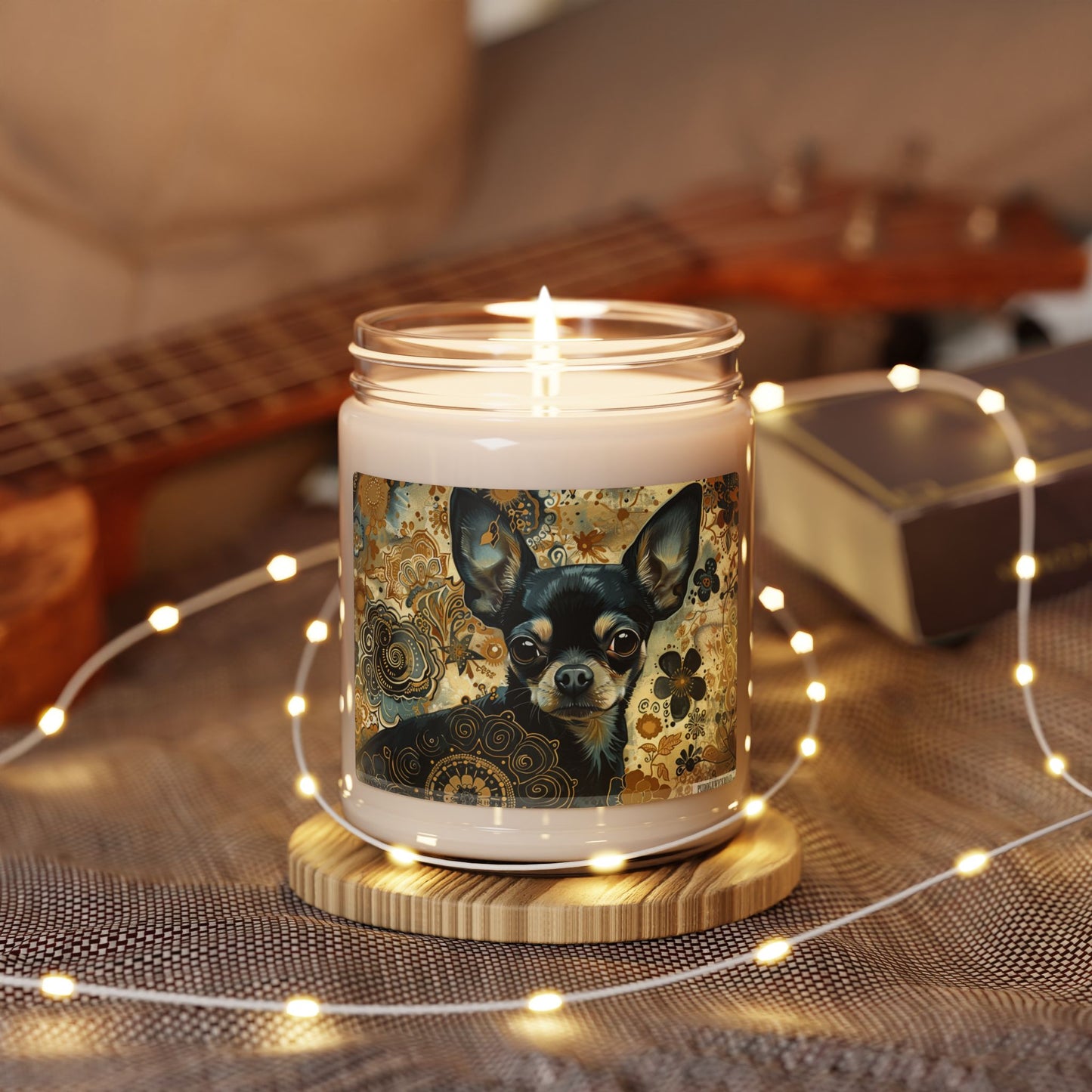 Chic Chihuahua Candle - Handcrafted Pet Lover Gift