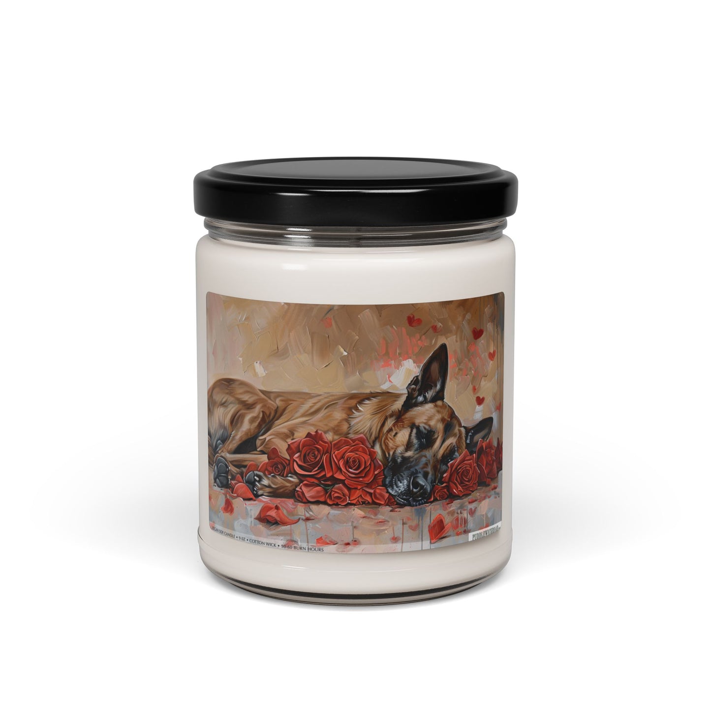 Belgian Malinois Love Candle – Heartfelt Gift for Dog Lovers