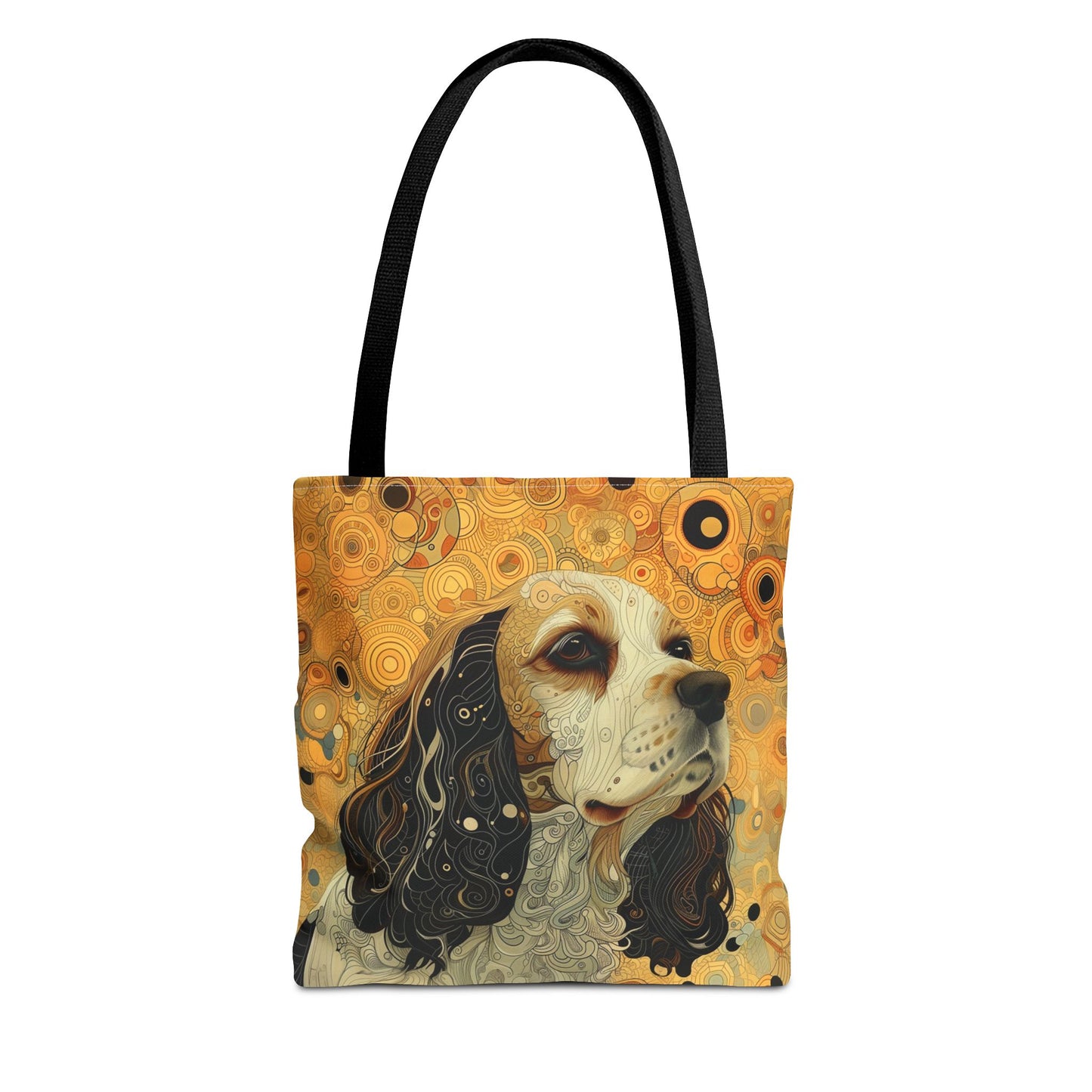 Cocker Spaniel Art Tote Bag, Vibrant Eco-Friendly Shopping Bag