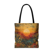 Sunlit Meadow Canvas Tote Bag – Eco-Friendly Gift for Nature Enthusiasts