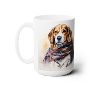 Beagle Lover's Cozy Scarf Mug – Perfect Dog Mom Gift