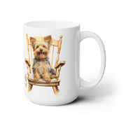 Yorkie Charm Ceramic Coffee Mug – Perfect Yorkie Lover Gift