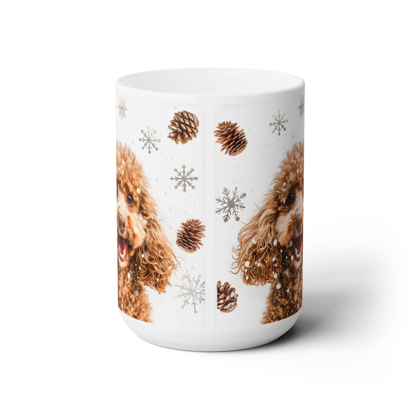 Poodle Winter Wonderland Coffee Mug – Gift for Dog Lovers