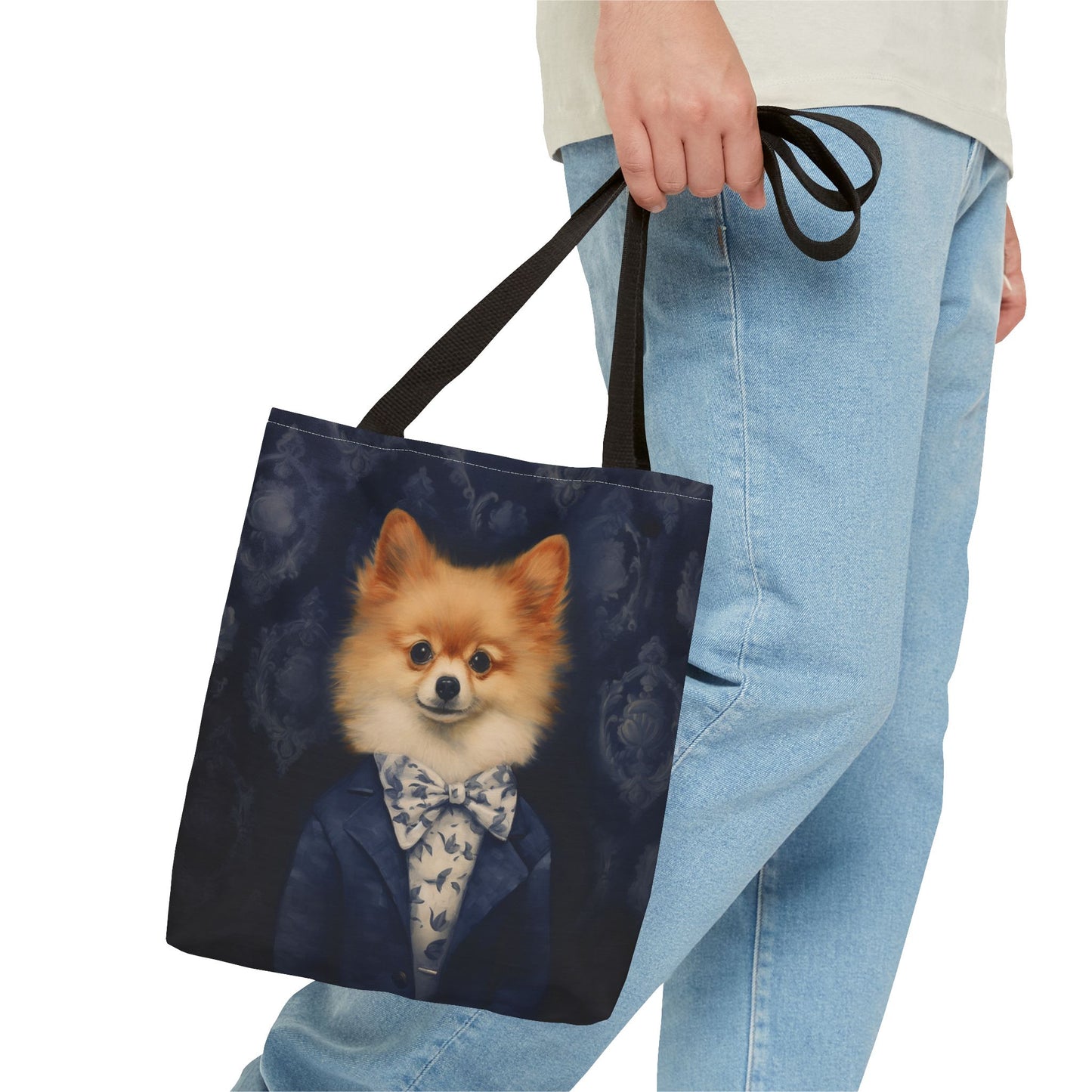 Pompous Pomeranian Tote Bag – Stylish Design for Dog Lovers