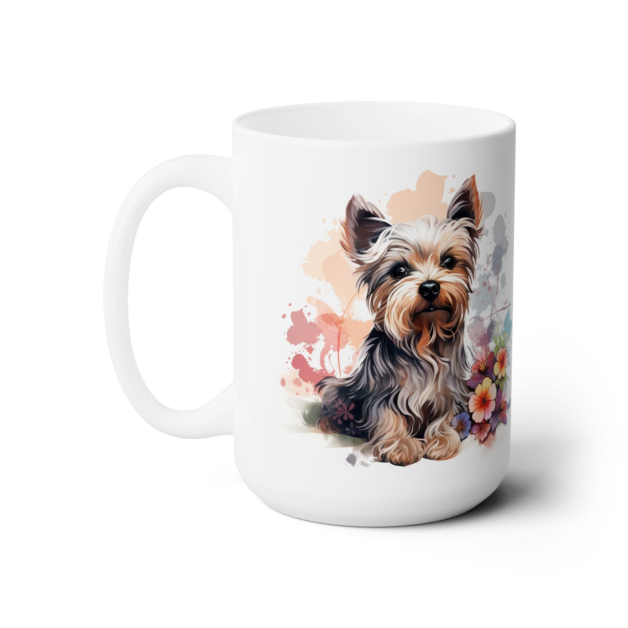 Yorkie Dreams Mug - Yorkshire Terrier Art Coffee Cup Gift