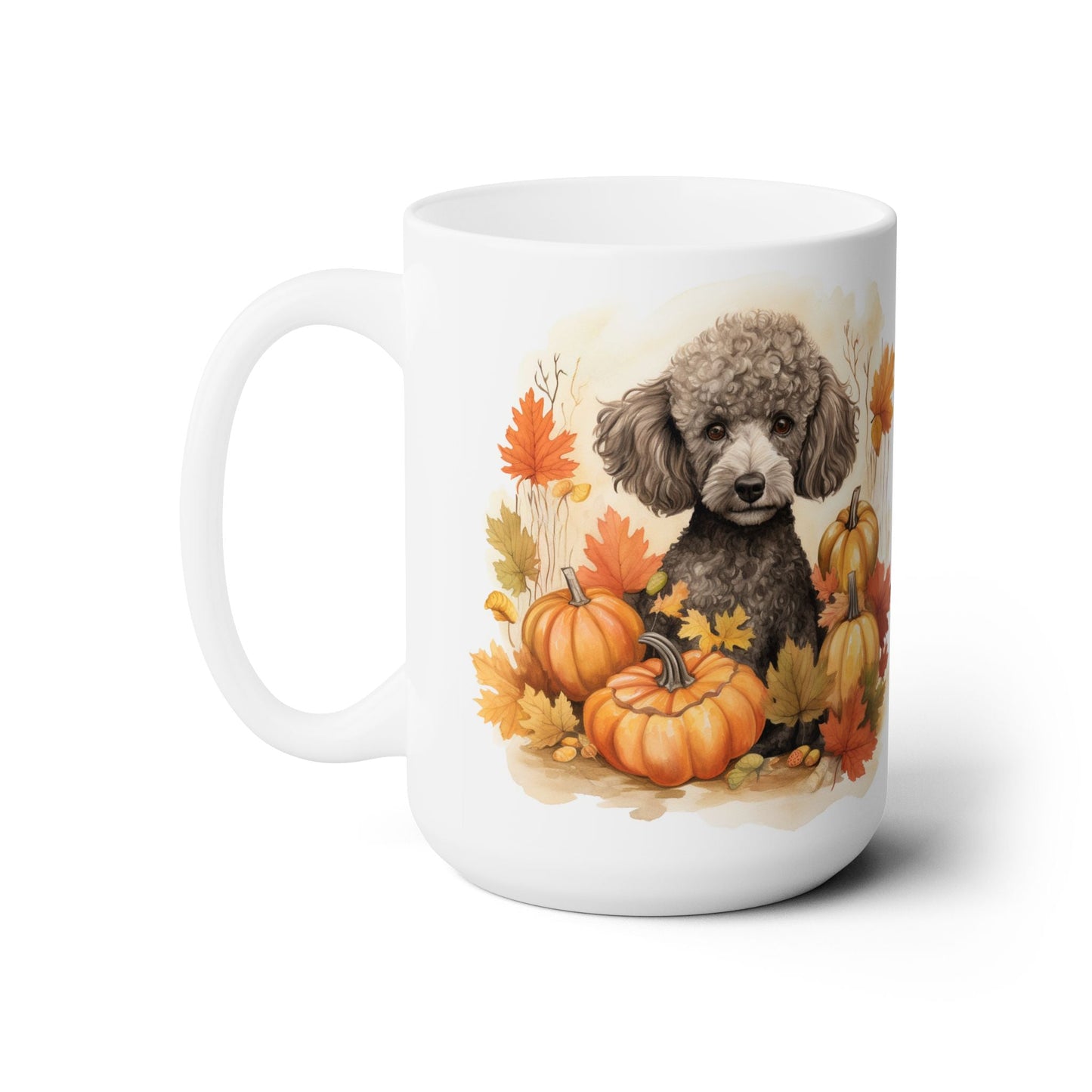 Poodle Autumn Bliss Mug - Thanksgiving Dog Lover Gift