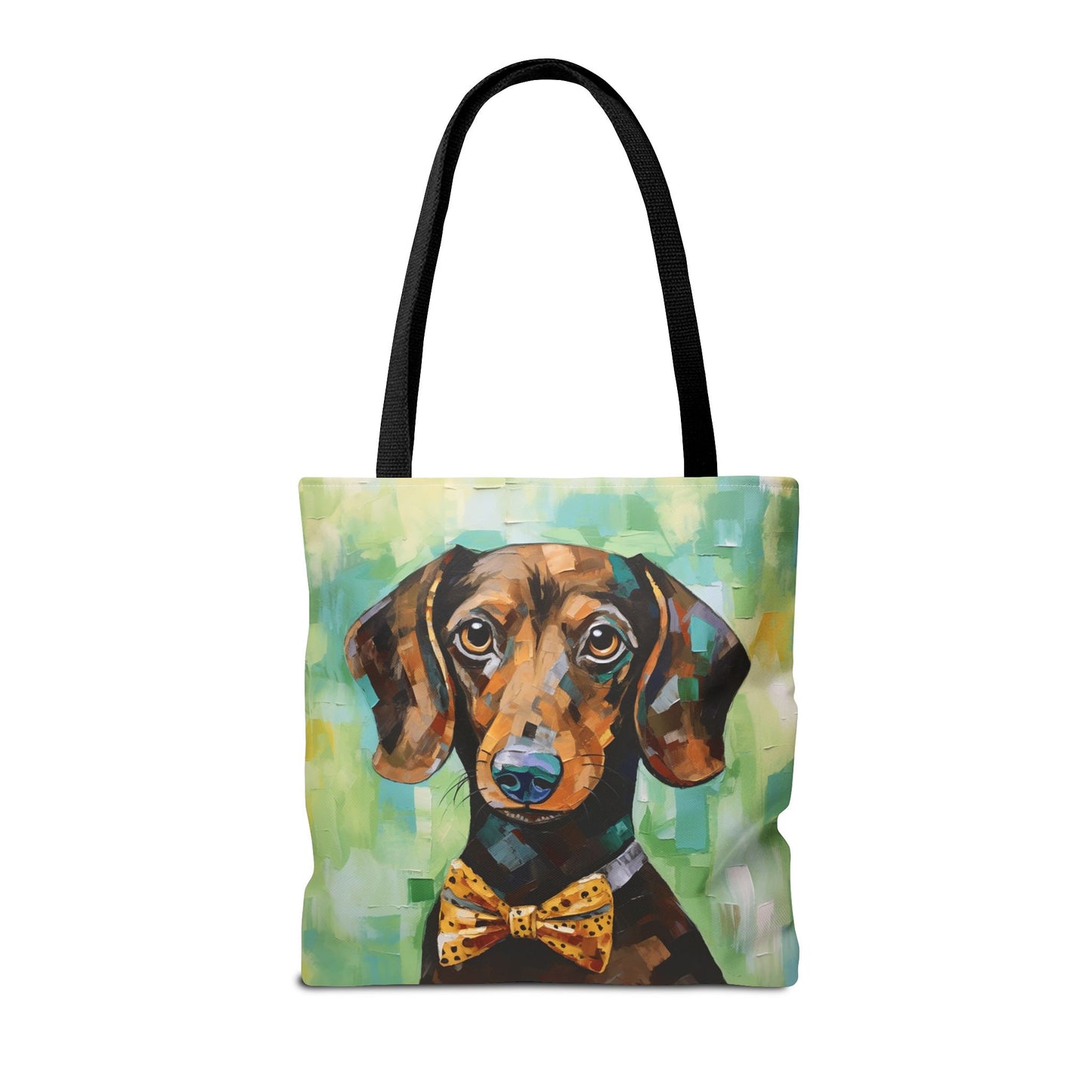 Dapper Dachshund Tote Bag – Stylish Art Canvas for Dog Lovers