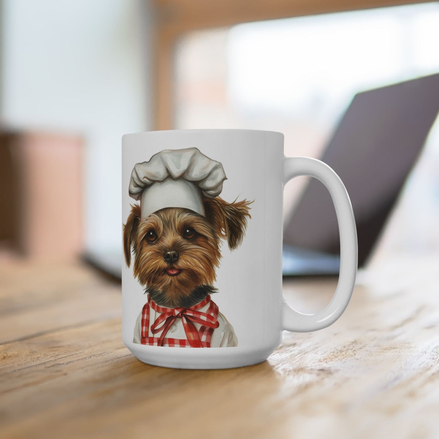 Yorkie Chef Coffee Mug – Cute Yorkshire Terrier Gift for Dog Lovers