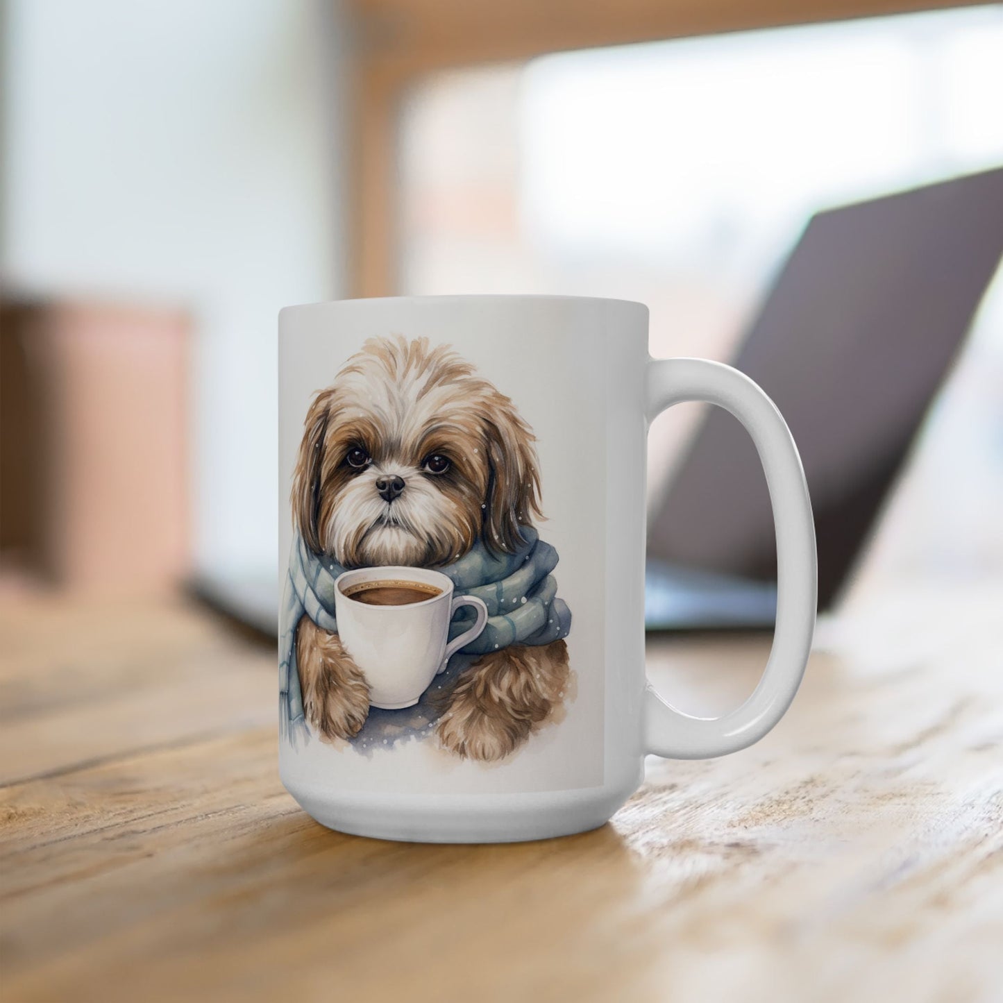 Cozy Shih Tzu Coffee Mug – Perfect Dog Lover Gift!