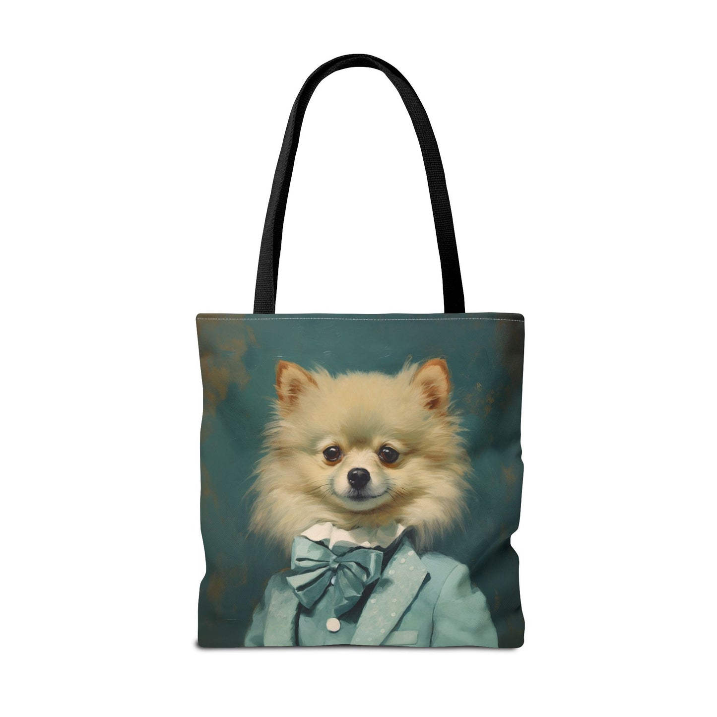 Regal Pomeranian Canvas Tote Bag, Stylish Gift for Dog Lovers