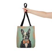 French Bulldog Canvas Tote Bag – Chic Art Design for Dog Lovers