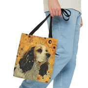 Cocker Spaniel Art Tote Bag, Vibrant Eco-Friendly Shopping Bag